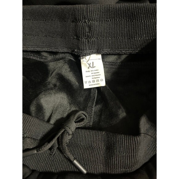 THE GYM PEOPLE Mens' Fleece Joggers Pants Size XL Black New With Tag - Picture 8 of 9